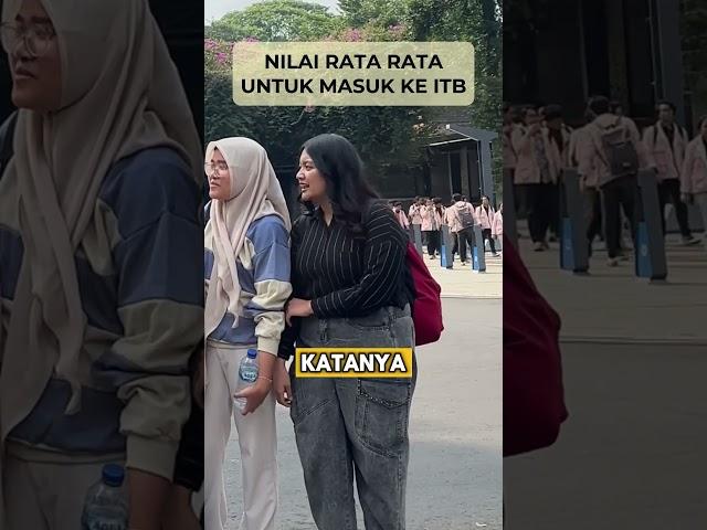 Nilai rata-rata untuk masuk ke ITB