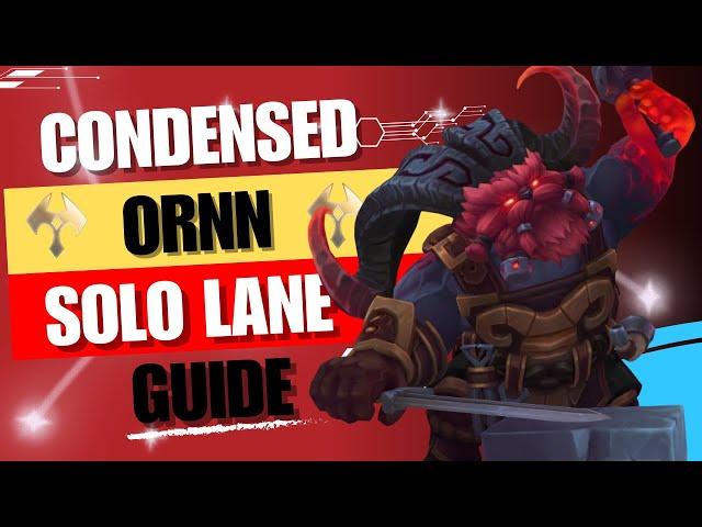 The Only Ornn Guide You'll Need to Climb | Wildrift Ornn Solo Lane Guide