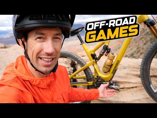 Riding MTB at Matt's Off-Road Games - Chaos!