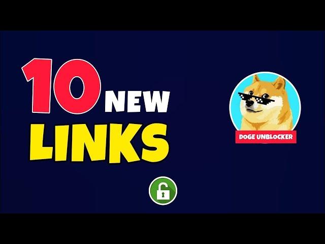 10 New Doge Unblocker Proxy Links | Unblocked Websites for School Chromebook 2025