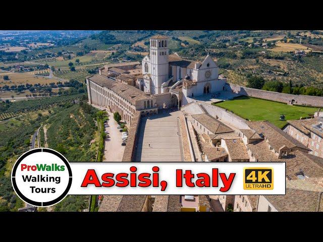 Assisi, Italy 2019 Walking Tour (4K/60fps)