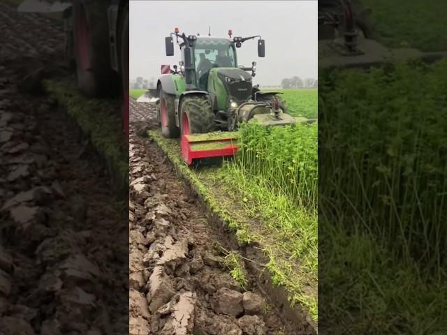 Fendt 728 Onland Ploughing  #tractor #farming #agriculture #landwirtschaft #agro