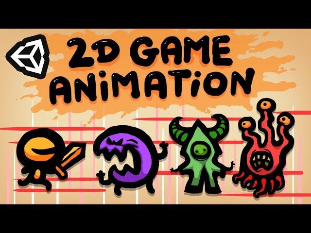 HOW TO MAKE 2D GAME ANIMATIONS IN UNITY - BEGINNER TUTORIAL