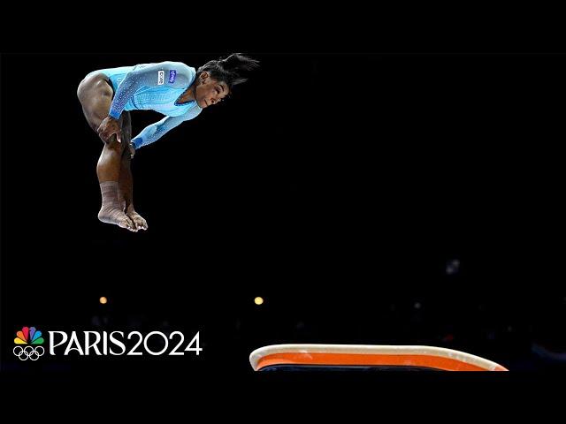 Simone Biles pulls off yet another vault that's never been done before at Gymnastics Worlds