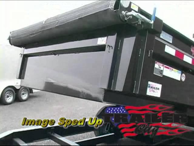 Trailer City PJ low profile 7 ft wide dump trailer