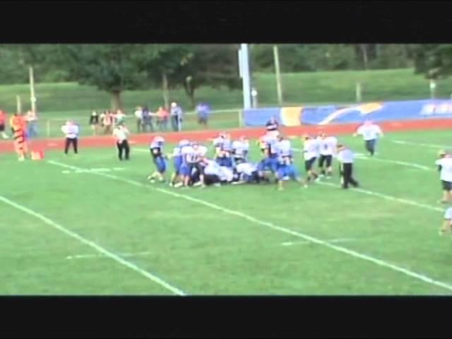 #25 Tyler Albert Ellenville Football Highlights