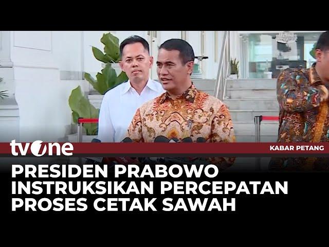 Rapat Terbatas Bahas Swasembada Pangan | Kabar Petang tvOne