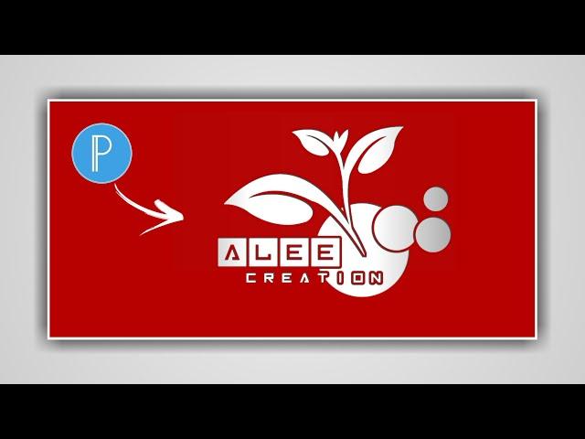 New demanding gradient overly stylish logo || Pixellab tutorial || by Alee Creation.