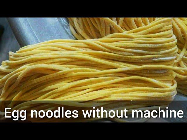 Chinese Egg noodle recipe || without machine || handmade Chinese Egg noodles #eggnoodles