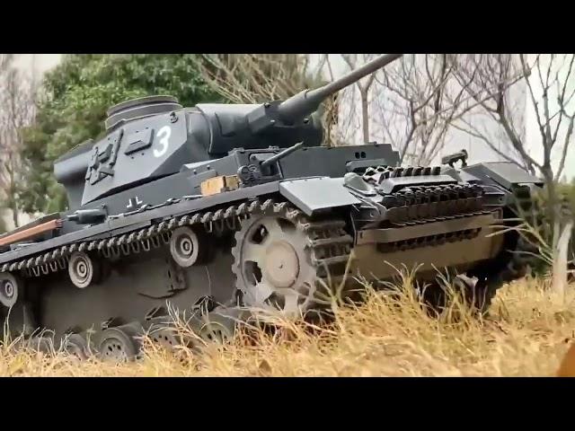 Panzer III  1:6 scale full metal RC tank