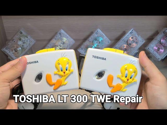 TOSHIBA LT 300 Repair TWE Cassette Player Walkman