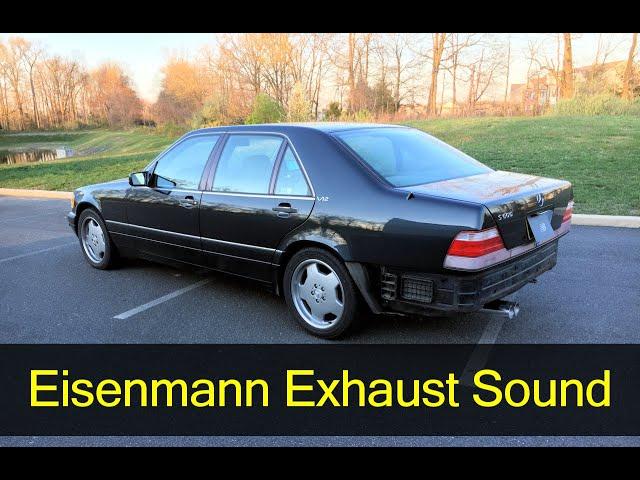 Mercedes W140 S600 Eisenmann Exhaust Sound