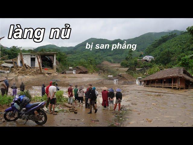 Scene of flash flood, landslide in Lang Nu village - Phuc Khanh commune - Bao Yen - Lao Cai