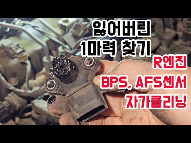 R엔진 BPS센서, AFS 센서 자가클리닝 하는 방법