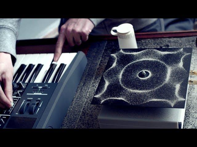 Cymatics: Chladni Plate - Sound, Vibration and Sand