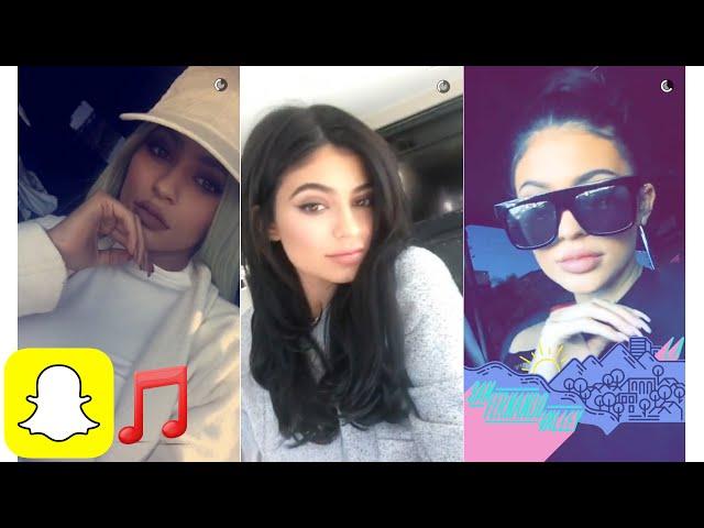 Kylie Jenner Song Compilation Snapchat #3 | Kylie Snaps