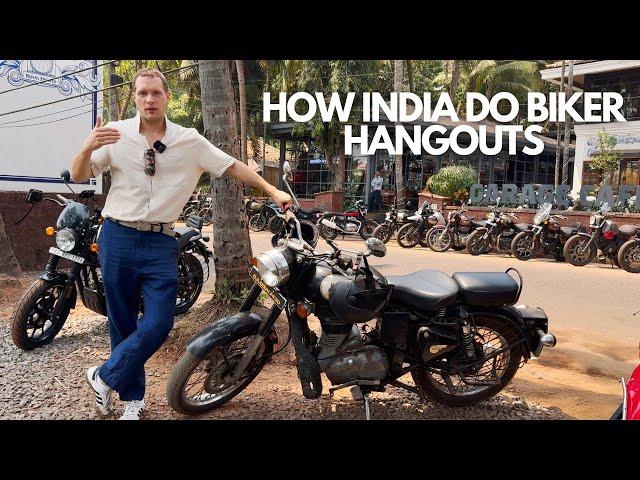 How India do Biker Hangouts | Royal Enfield Garage, Goa