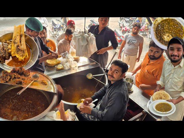 BEST #breakfast | Sunday Nashta | Anda Chanay | Bong Paye | Shahi Lasani Murgh Chanay #streetfood