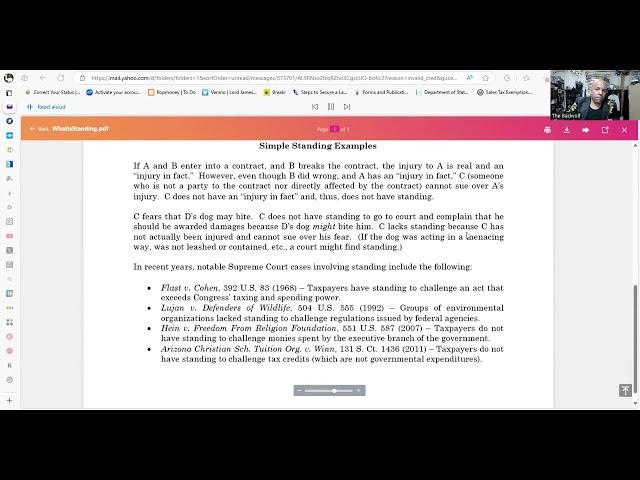 Do you have "LEGAL STANDING": What exactly is it and how to use it properly by James C Lovett WOLF