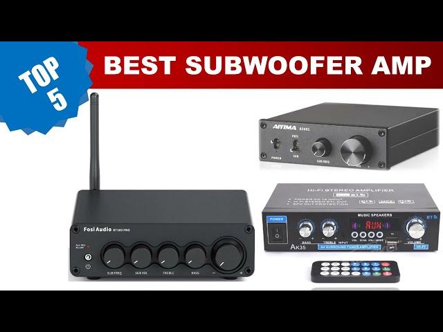 Top 5 Best Subwoofer AMP 2024 - Best Subwoofer Amplifier For Car Audio