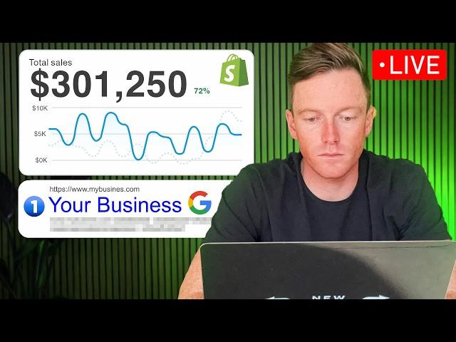 Watch Me LIVE SEO Audit a $300K/mo Ecommerce Brand