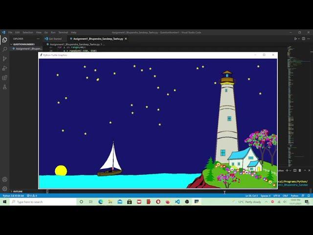 Animation using Turtle Graphics | Animation in Python |