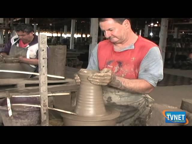 Processo de Fabricação de Vasos em Tambaú - SP.