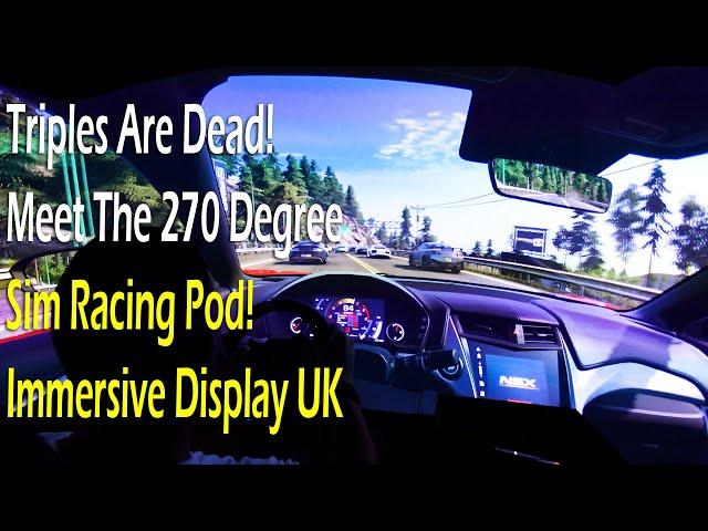 Meet The 270 Degree Sim Racing Pod From Immersive Display UK!