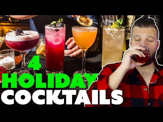 4 Easy Holiday Cocktails For Beginners