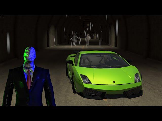 A hidden creature in a tunnel | Scary horror story | BeamNG Drive