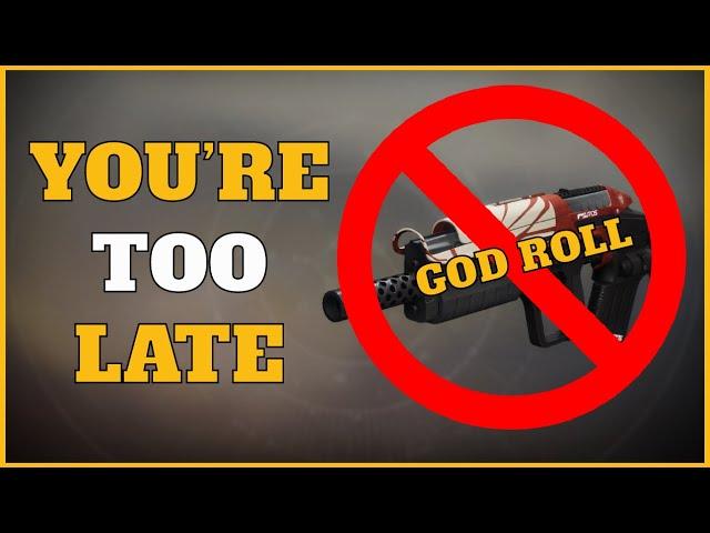 Here's MY GOD ROLL but YOU can't get it!