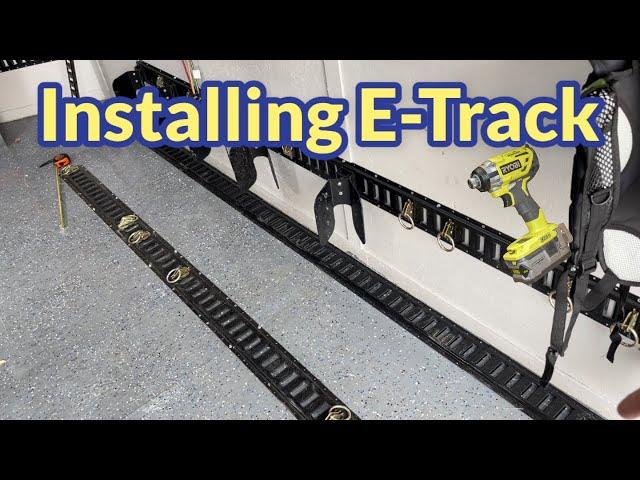 Installing E-Track in an Enclosed Trailer | Easy DIY Project!