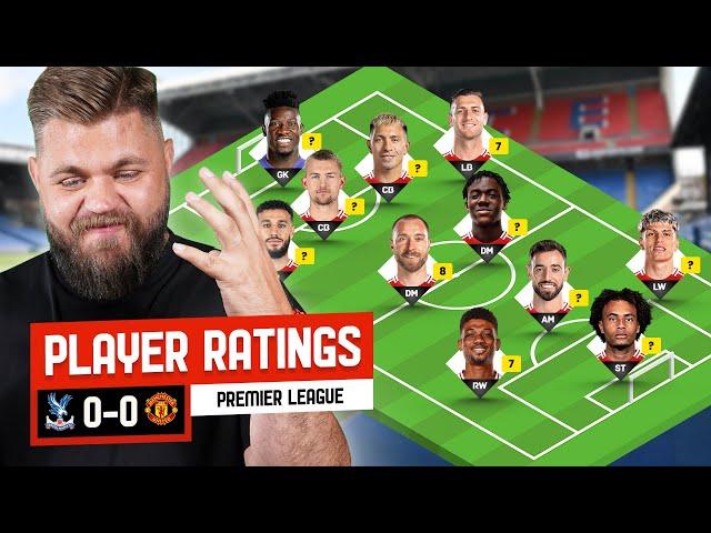 Martinez DISAPPOINTS?! De Ligt = WARRIOR! PLAYER RATINGS Crystal Palace 0-0 Man United