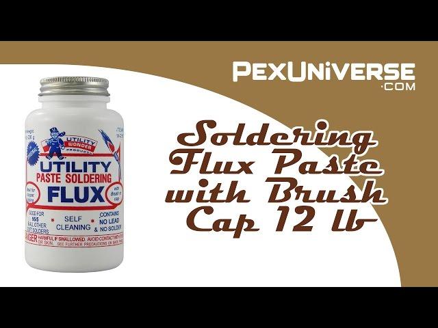 Flux Paste with Brush Cap, 1/2 lb