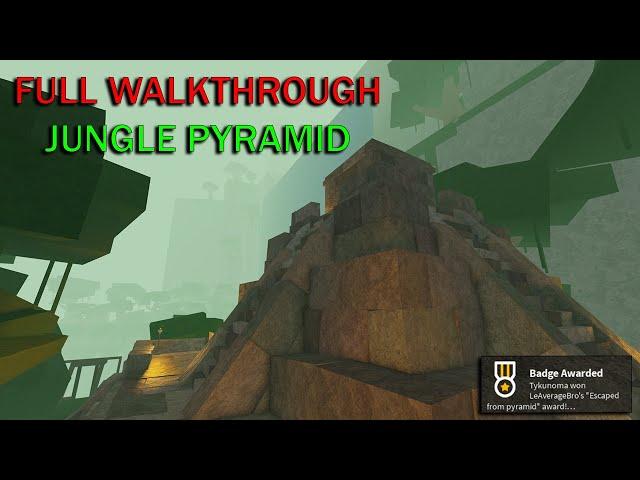 Full Walkthrough of the Jungle Pyramid [ESCAPE ROOM]