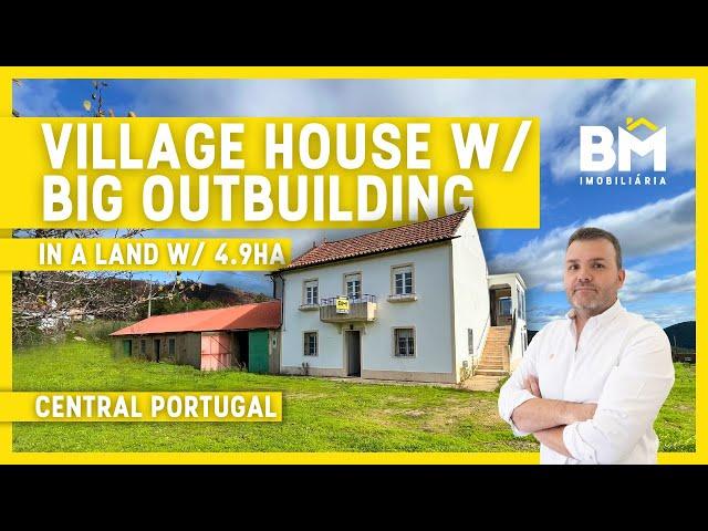 VILLAGE HOUSE W/ OUTBUILDING AND 4.9HA OF LAND | CENTRAL PORTUGAL | 135.000€