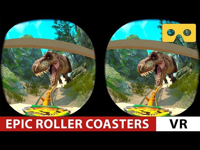 AMAZING VR RIDES in Epic Roller Coasters - VR SBS 3D Video