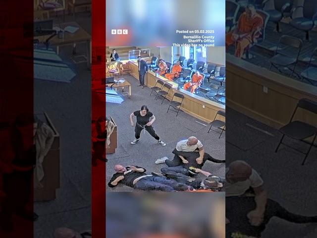 Victim's family attacks murder suspect in US court. #Court #US #BBCNews