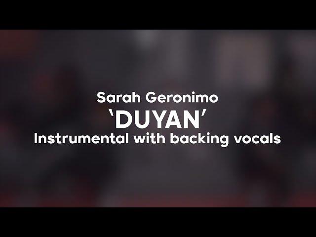 'Duyan' | Sarah Geronimo | Instrumental / Karaoke with Backing Vocals