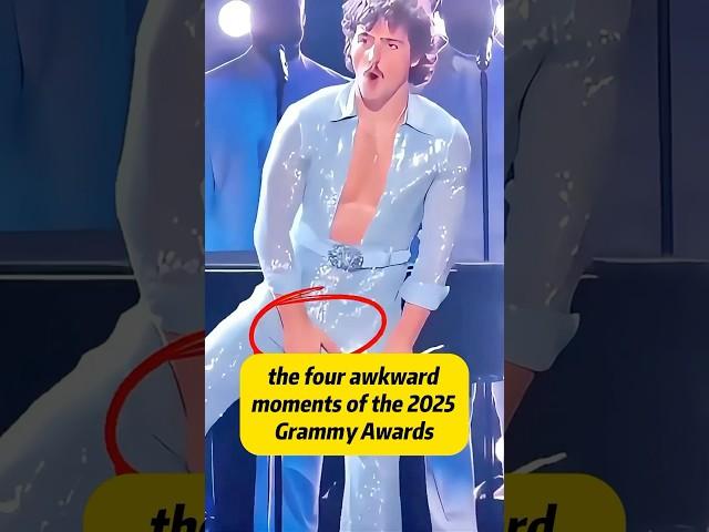 the four awkward moments of the 2025Grammy Awards#us #hollywood #entertainment #celebrity #us #usa