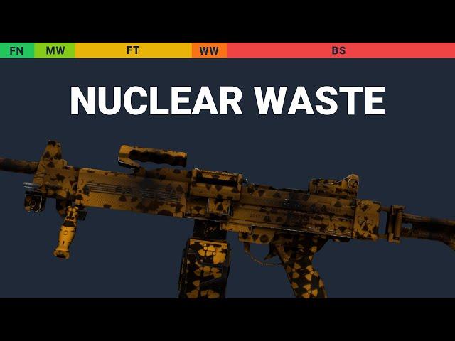 Negev Nuclear Waste - Skin Float And Wear Preview