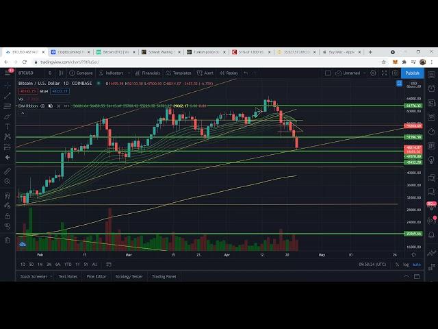 Bitcoin falling. But im still bullish ( farsi)