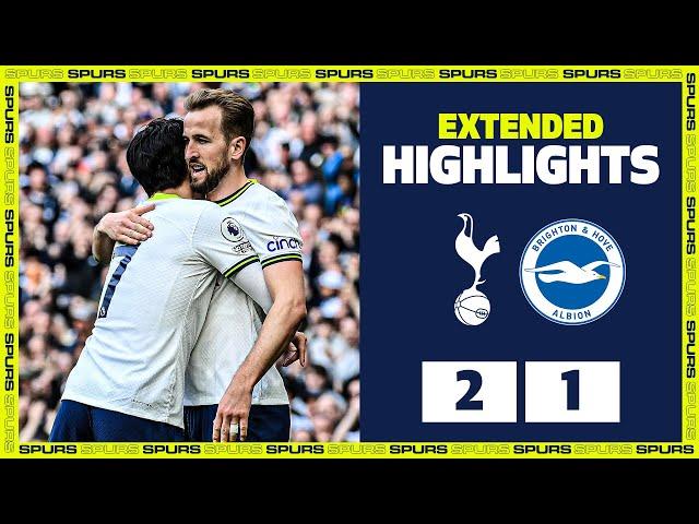 SPURS 2-1 BRIGHTON | EXTENDED HIGHLIGHTS | Sonny scores 100th PL goal and Kane grabs winner