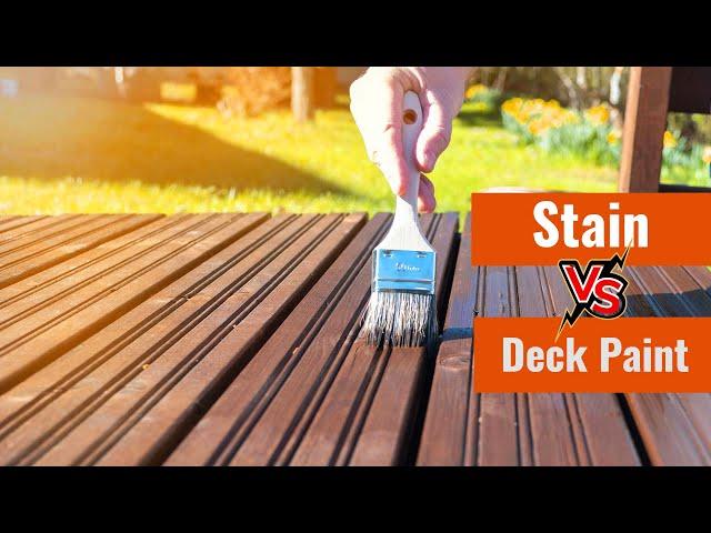 Deck Paint vs Stain: What’s Best for Wooden Decks?