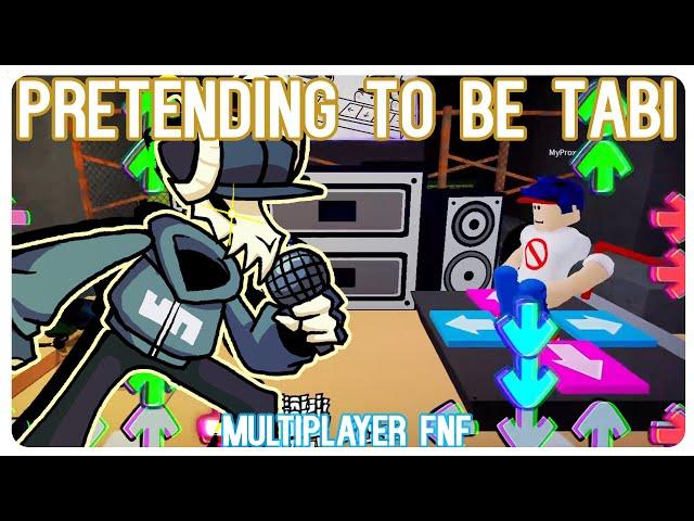 Pretending to be Tabi in ROBLOX Friday Night Funkin