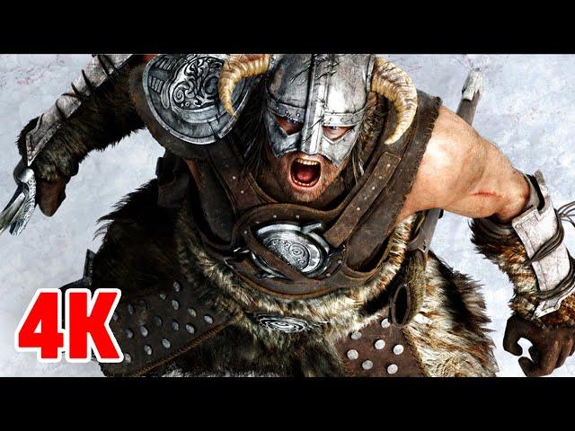 Elder Scroll V Skyrim - Longplay Walkthrough FULL GAME  ️ 4K 60FPS ️ No Commentary