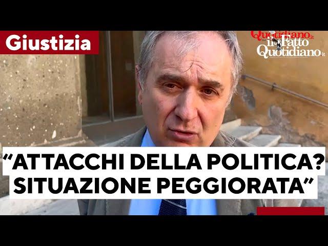 Santalucia: “Attacchi della politica? Ora pure i giudici sono toghe rosse se fanno cose sgradite”