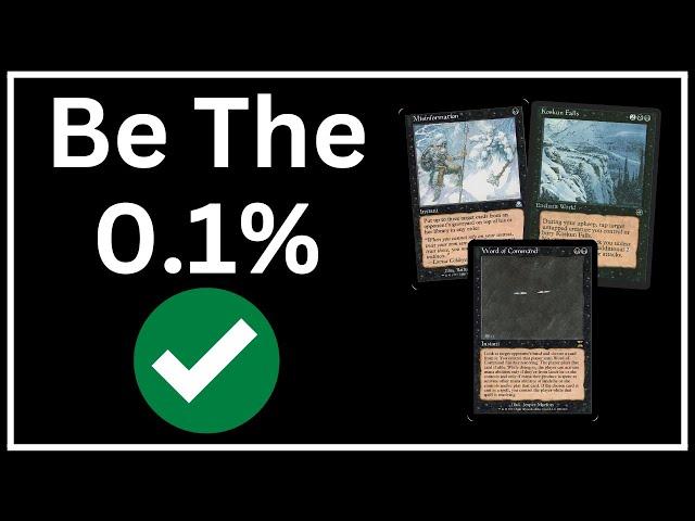 0.1% of People Use These Black Cards - Underplayed Commander Cards