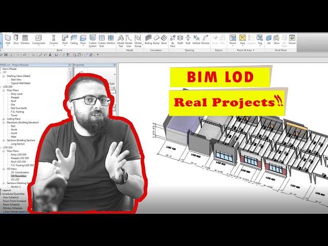 BIM LOD in real Projects and the QAQC | Level Of Development