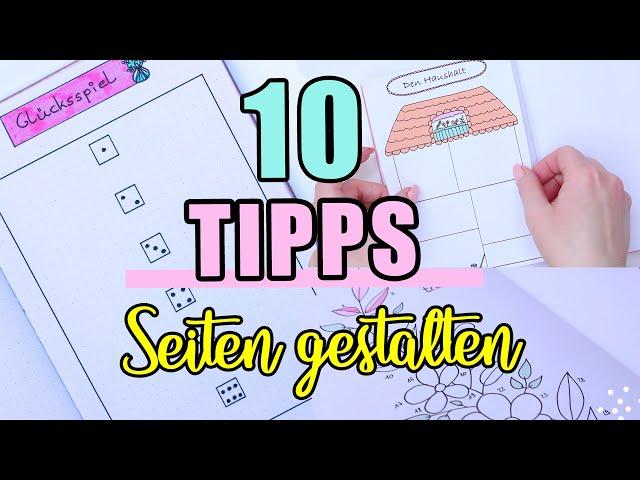 DAS MUSST DU SEHEN! 10 BULLET JOURNAL IDEEN für leere SEITEN